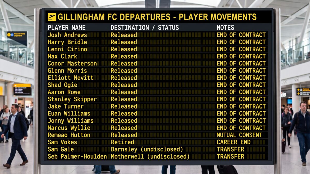 Gills player departures